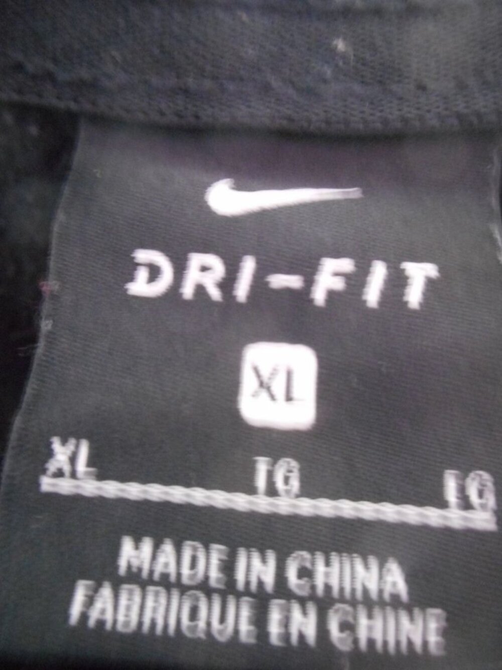 Nike dri fit Black athletic jogger casual track Pants Size XL pockets - Picture 2 of 7